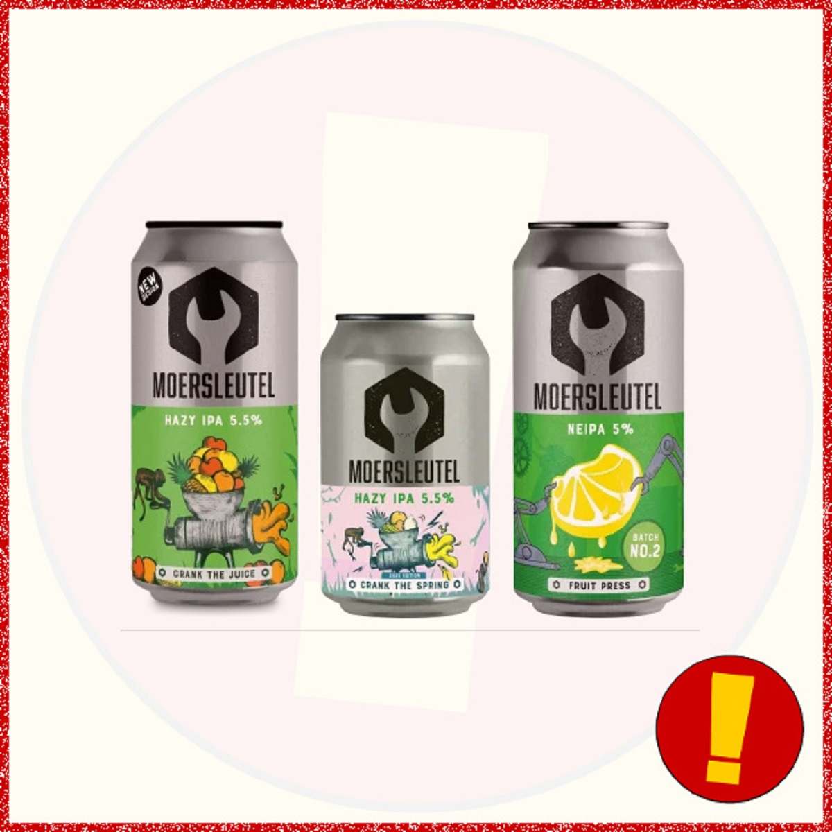 Moersleutel Hazy IPA per direct teruggeroepen